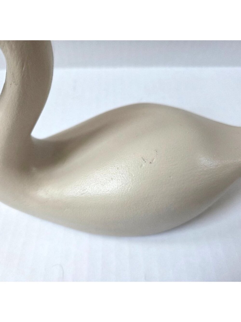 Handmade Swan Decoy Wooden Folk Art Sculpture Primitive Country Decor 7.5"X5.25" - Picture 5 of 12